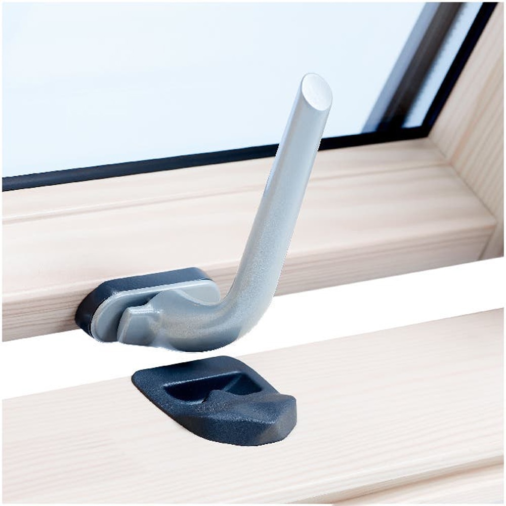 Fereastra mansarda lemn SITE, sticla securizata simpla, 540x780 mm, pin natur, deschidere pivotanta jos