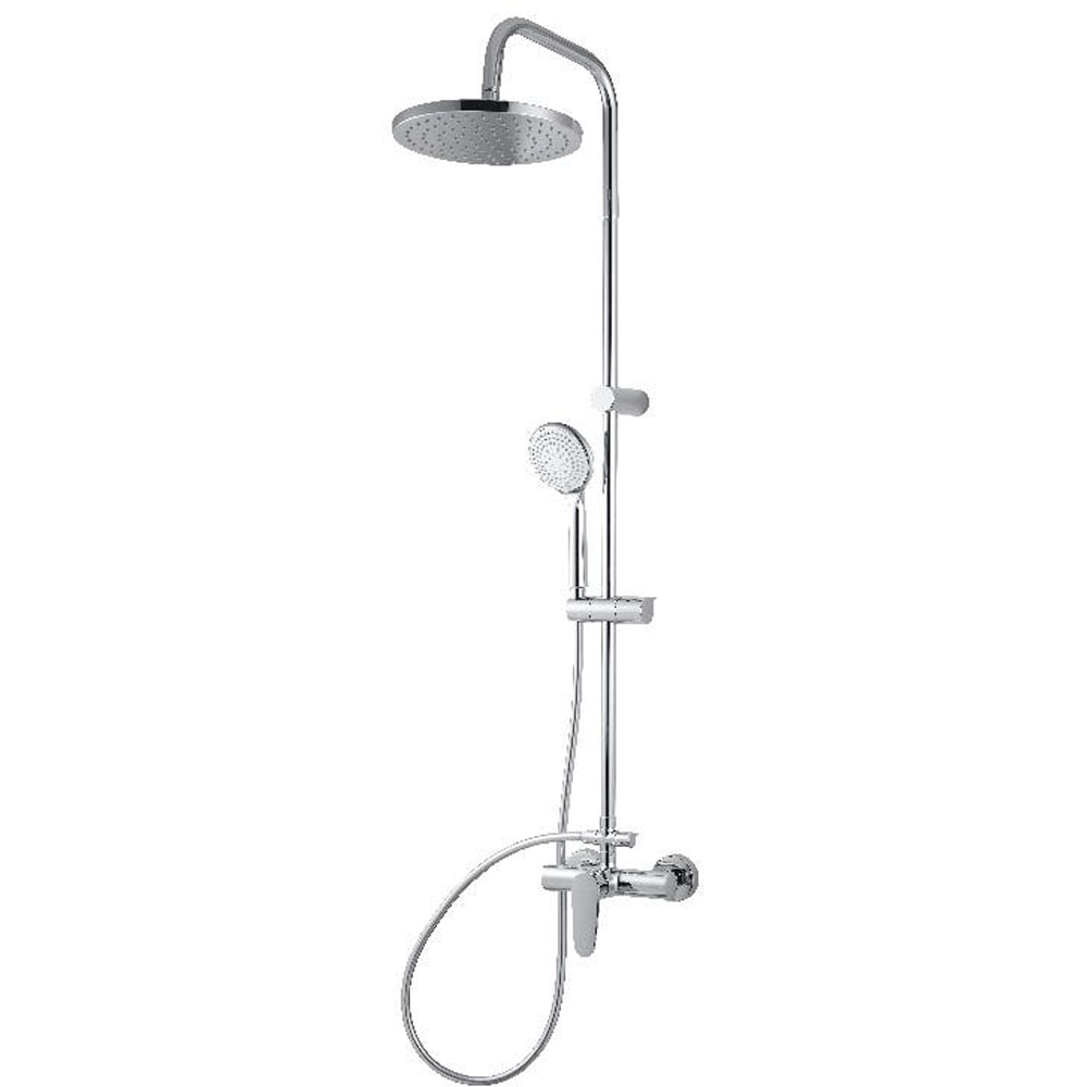 Sistem dus GOODHOME Cavally, 3 functii, crom