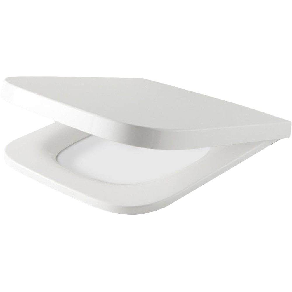 Capac WC GOODHOME Teesta, inchidere lenta, duroplast, alb