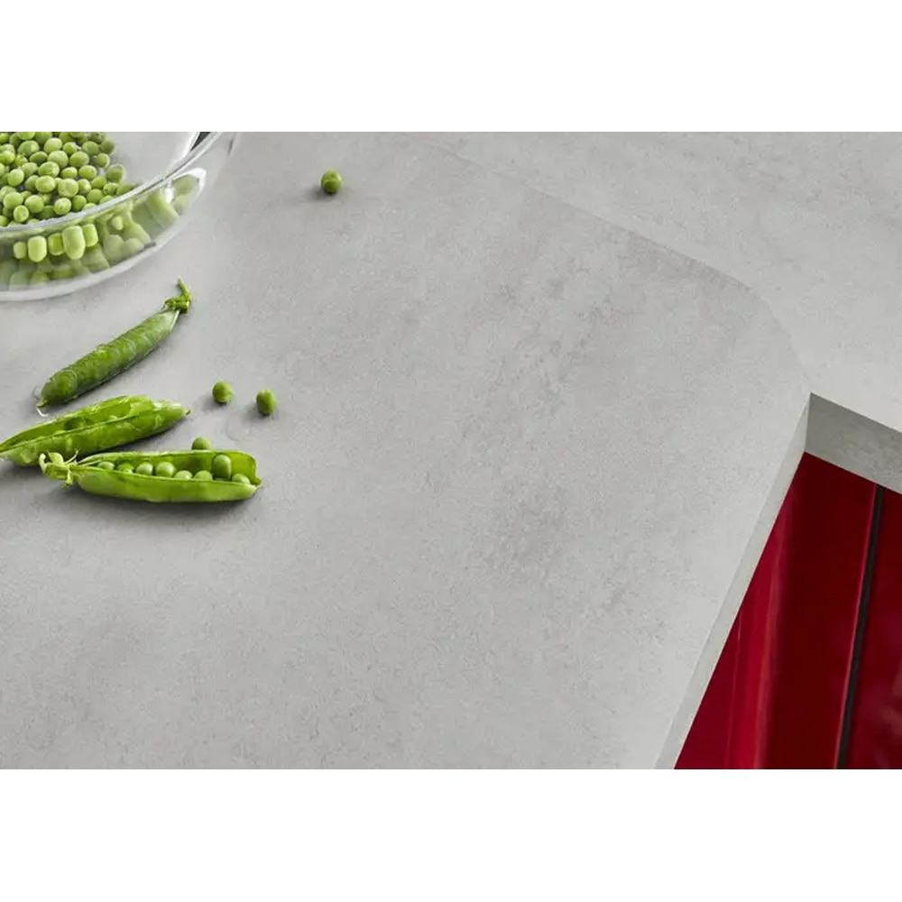 Cant pentru blat GOODHOME, 300 x 4 x 0.1cm, ABS, gri deschis