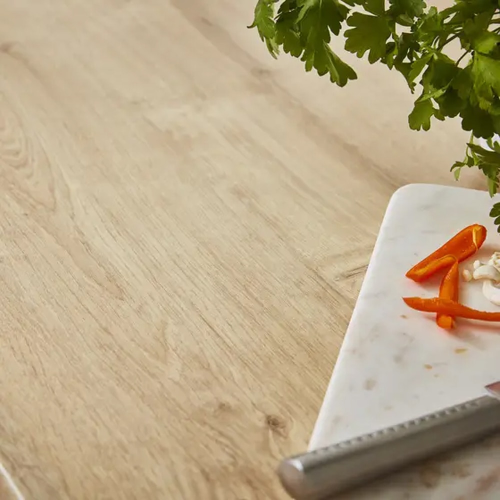 Cant pentru blat GOODHOME, 240 x 3 x 0.5cm, ABS, stejar