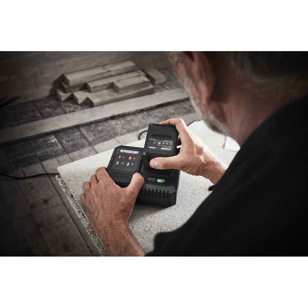 Incarcator rapid acumulator ERBAUER EFC18-Li, 18V 