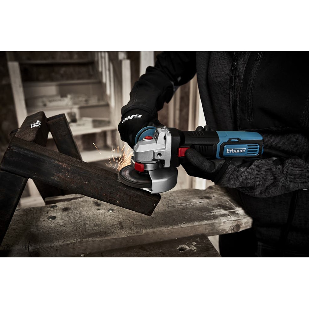 Polizor unghiular Erbauer EAG900-125, 900W, 125mm, 12000rpm