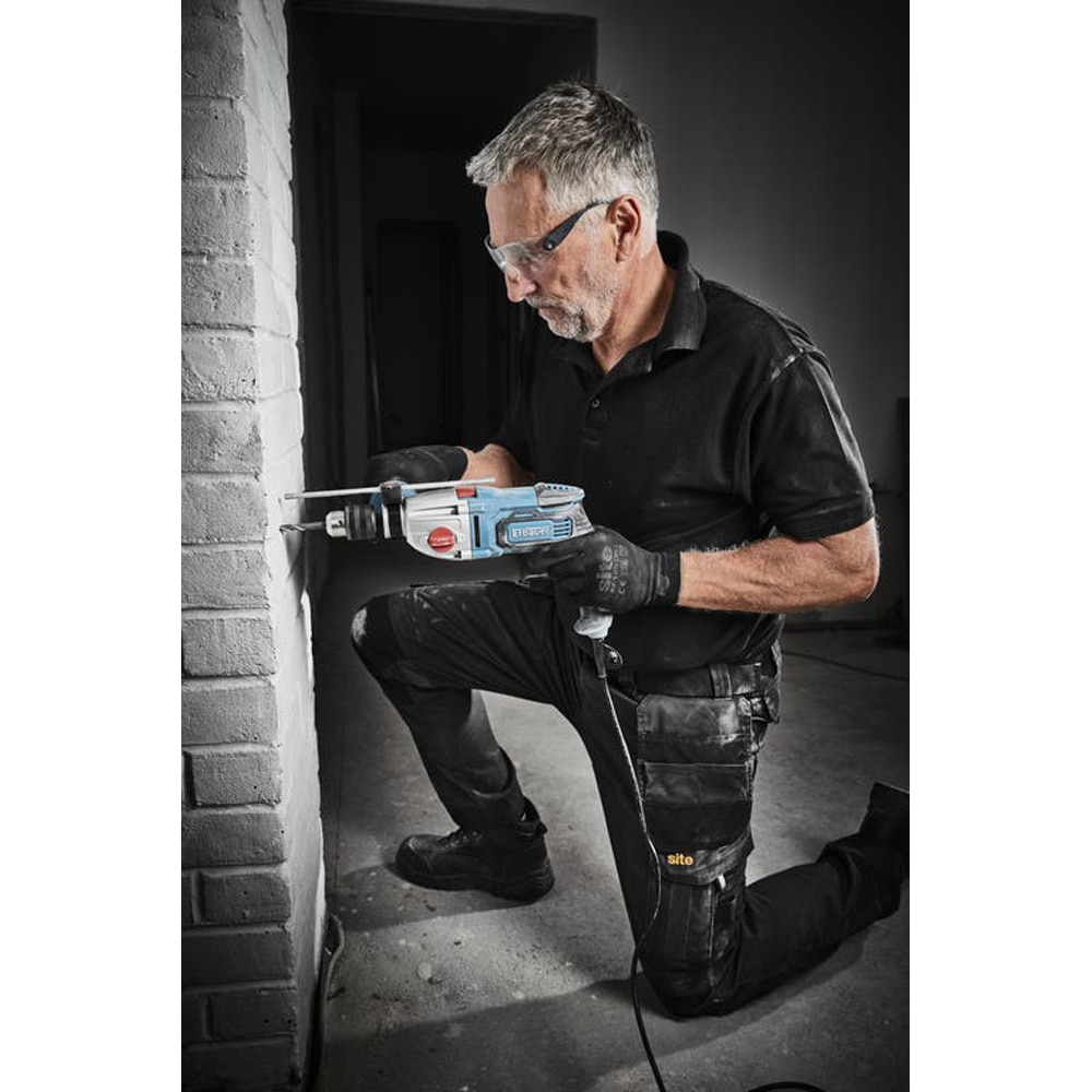 Masina de gaurit cu percutie (bormasina) Erbauer EHD800-2, 800W, 3400rpm, mandrina rapida 13mm