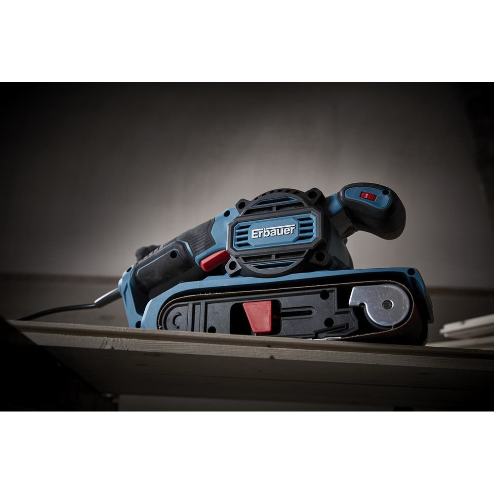 Slefuitor cu banda Erbauer EBS950, 950W, 350m/min, banda 76x533mm, sac praf