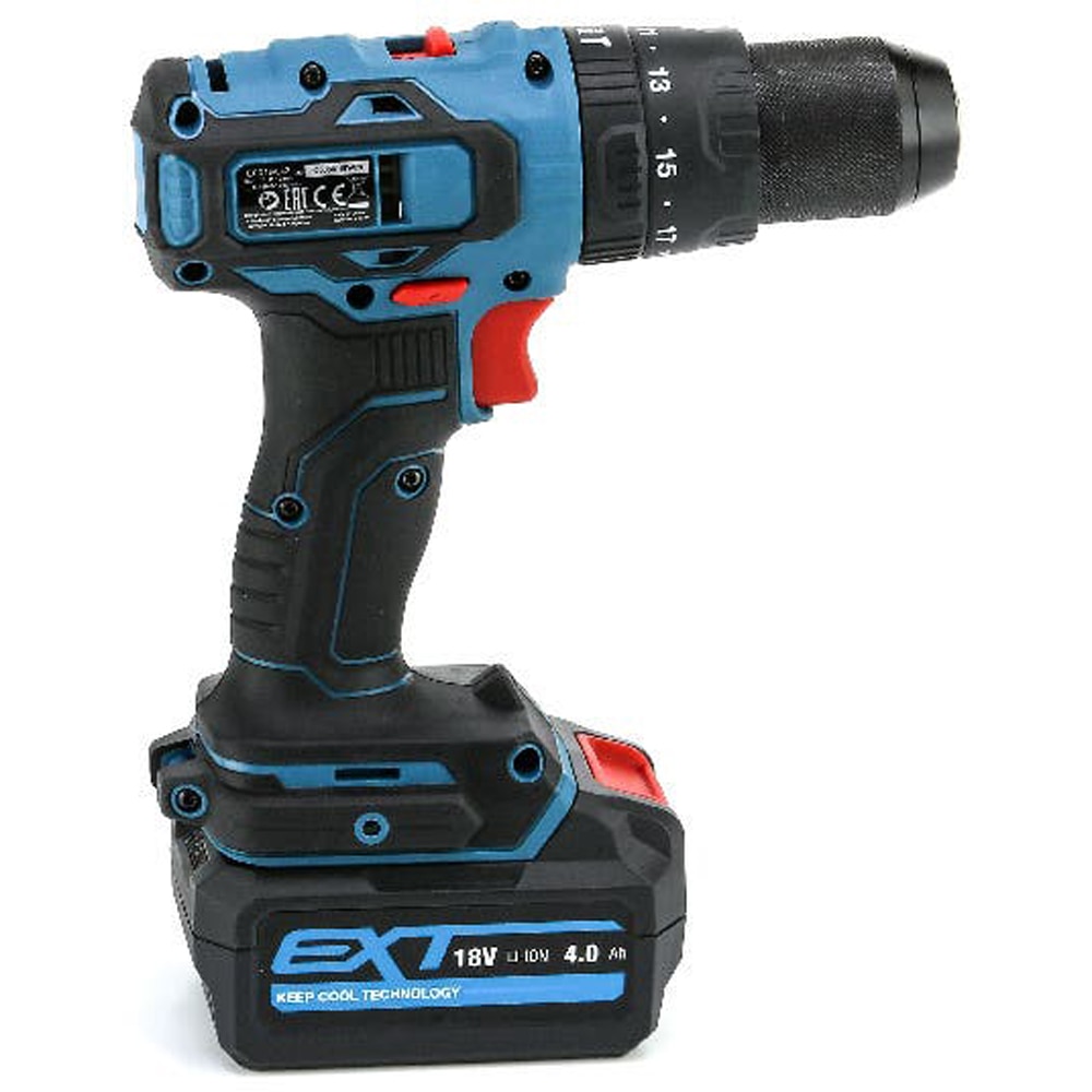 Masina de gaurit si insurubat (bormasina) cu percutie Erbauer ECD18-Li-2, 18V, 4Ah, 1700rpm, 50nm