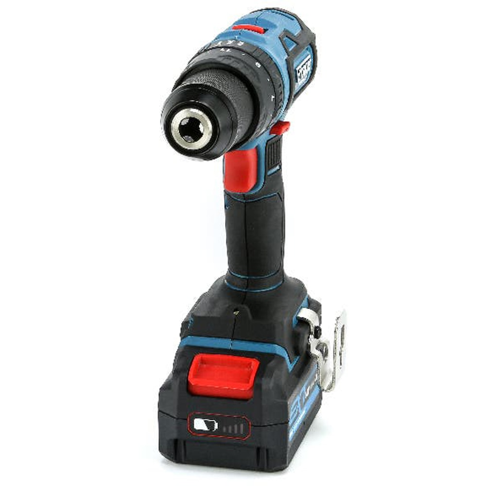 Masina de gaurit si insurubat (bormasina) cu percutie Erbauer ECD18-Li-2, 18V, 4Ah, 1700rpm, 50nm