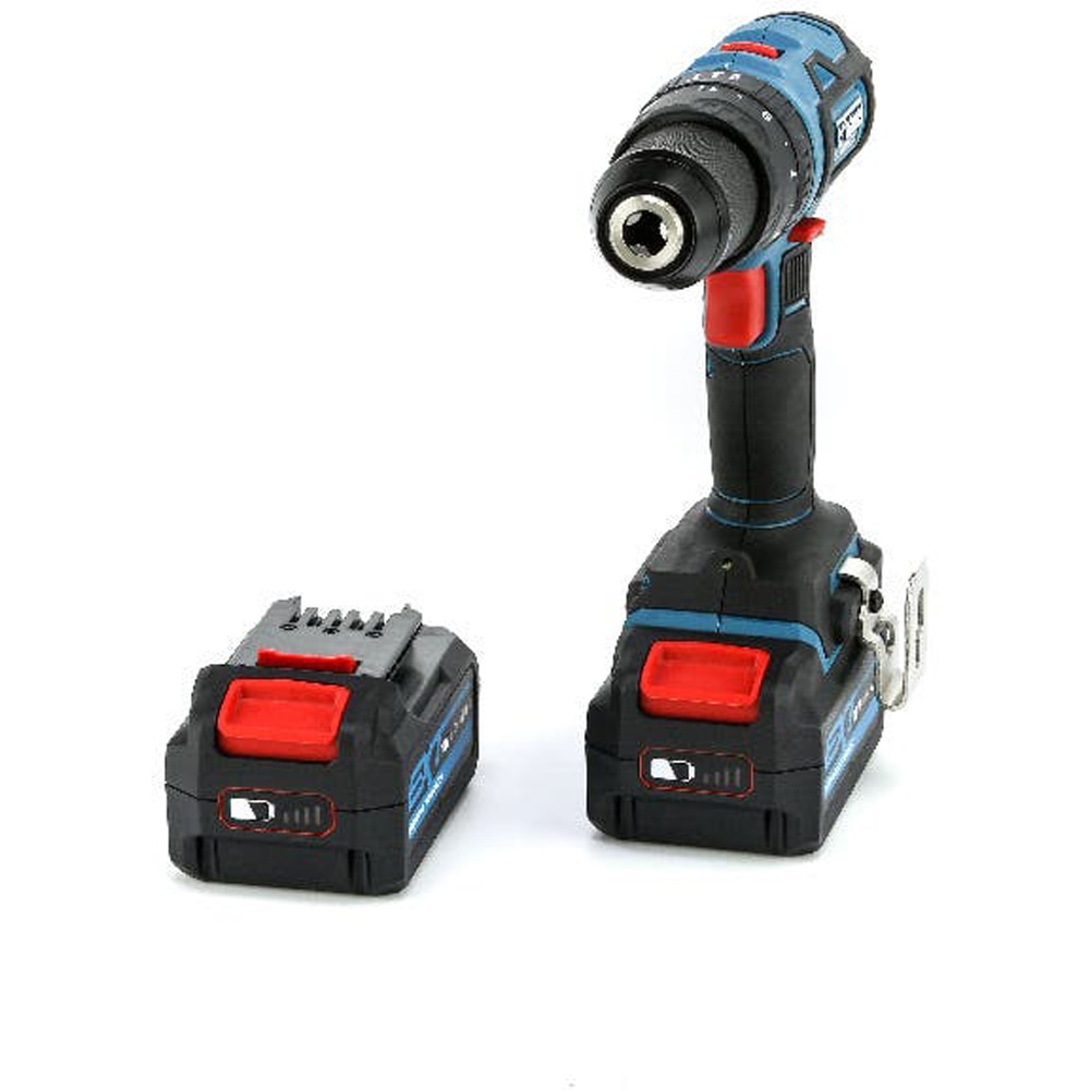 Masina de gaurit si insurubat (bormasina) cu percutie Erbauer ECD18-Li-2, 18V, 2x4Ah, 1700rpm, 50nm