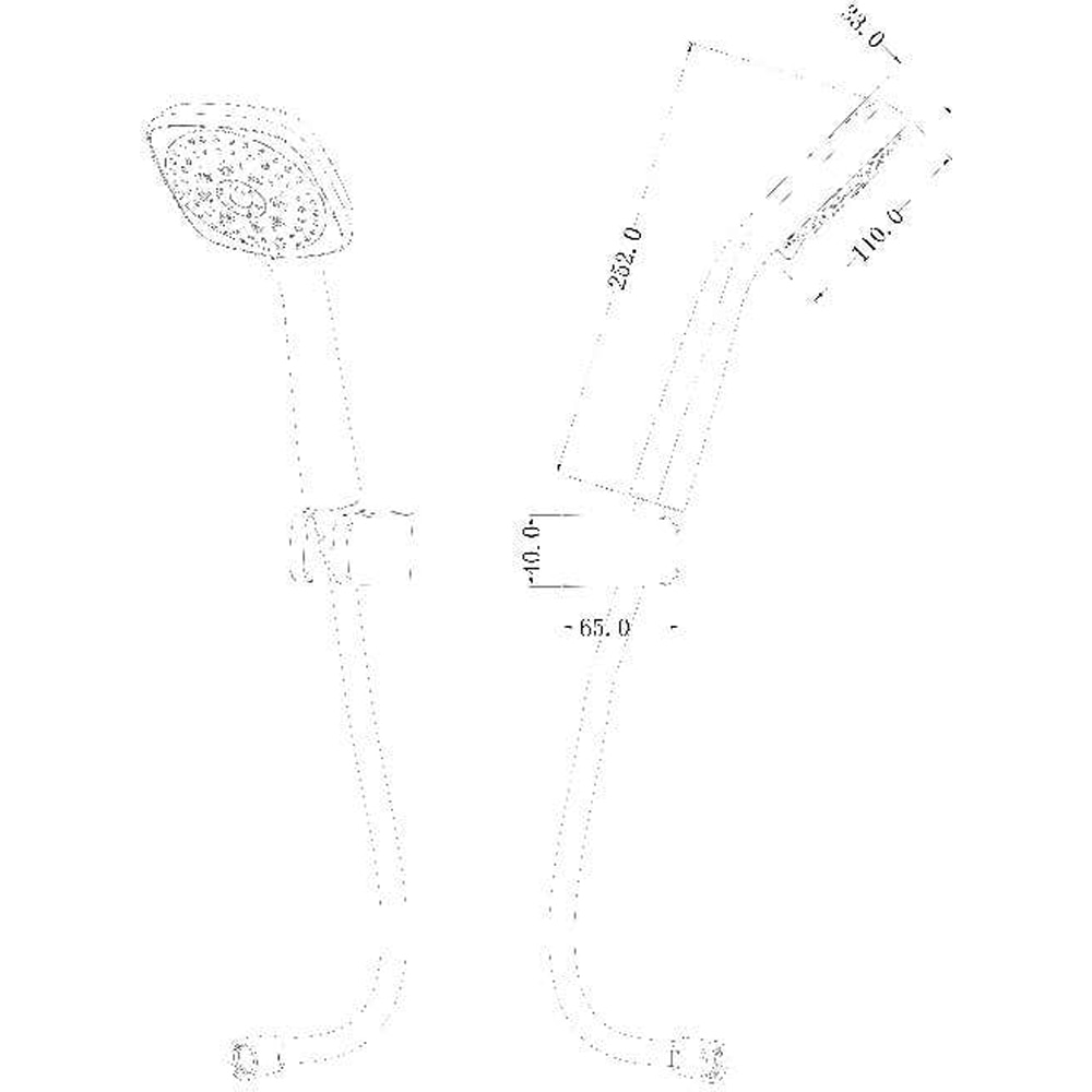 Set dus GOODHOME Teesta, 3 functii, argintiu