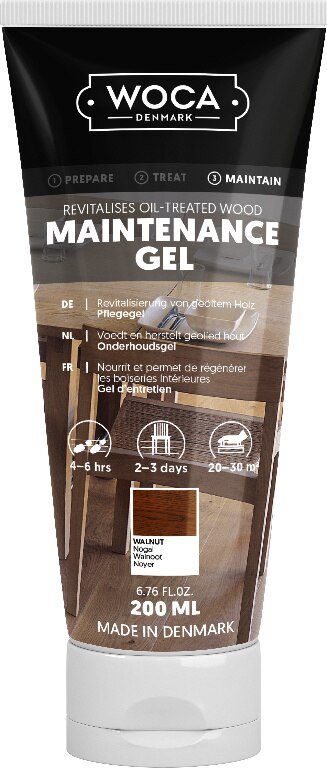 Gel de intretinere a blaturilor, maro, 200 ml • Woca