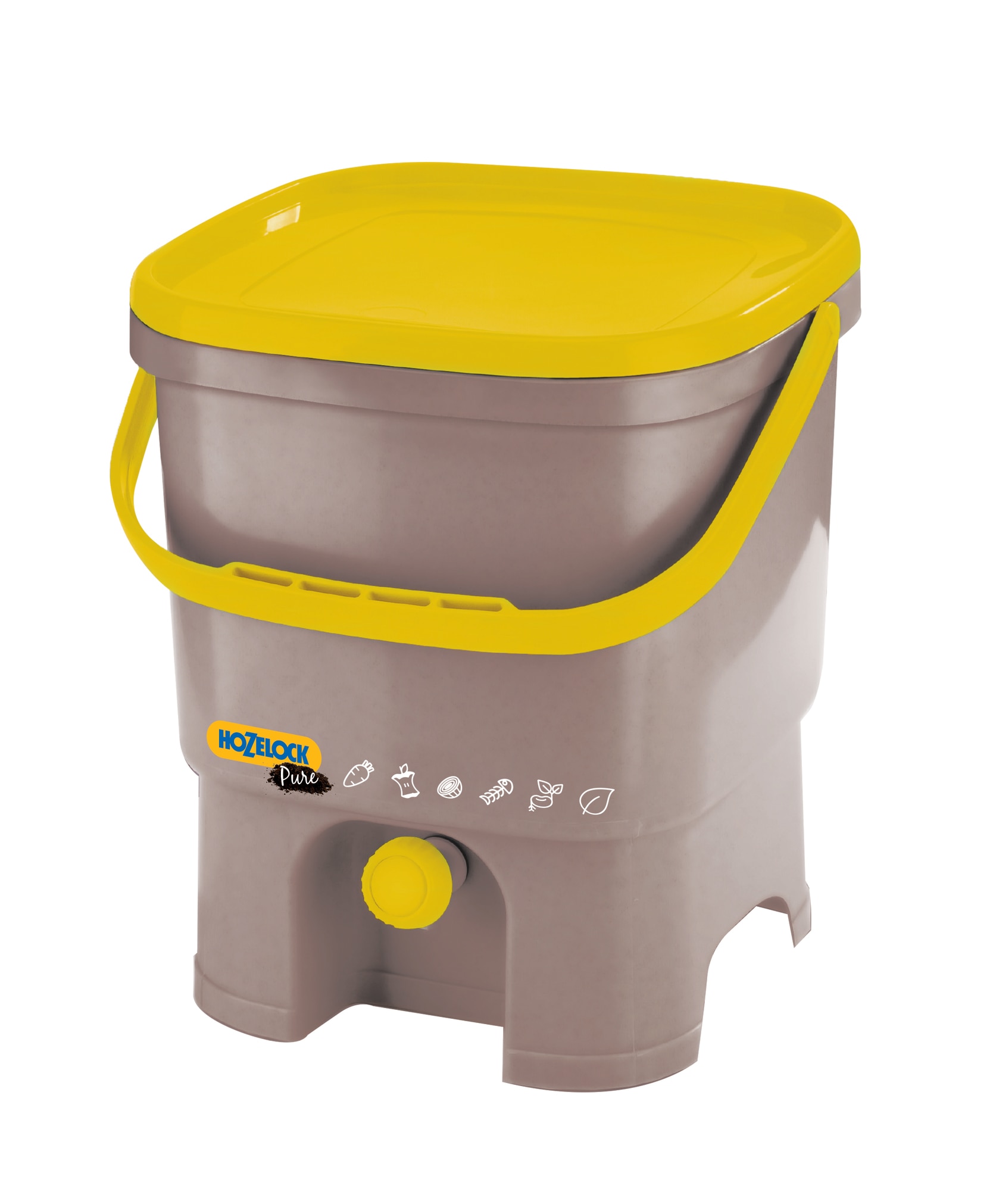 Compostor HOZELOCK Bokashi, 16L, maro
