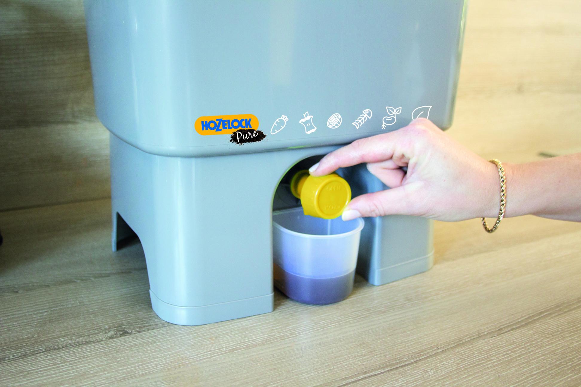 Compostor HOZELOCK Bokashi, 16L, maro