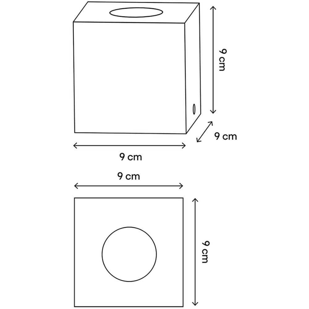 Veioza GOODHOME Qausuit, E27, IP20, maro