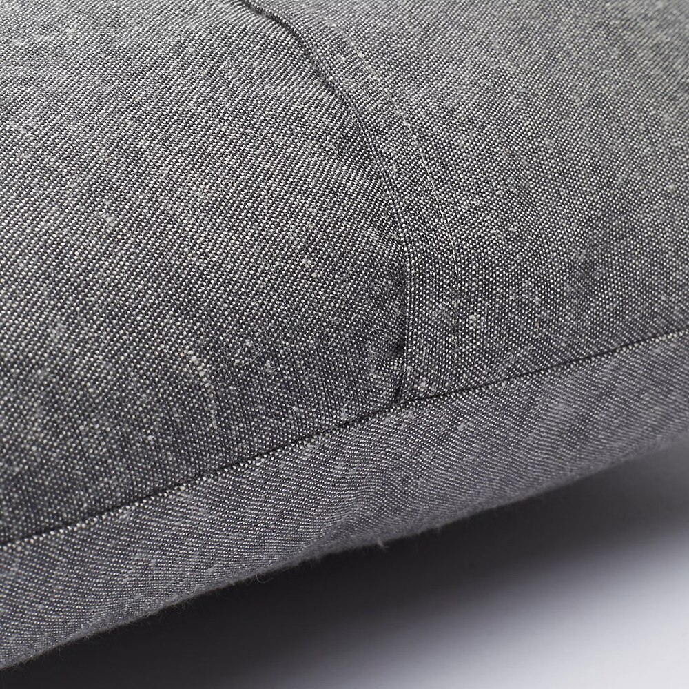 Perna decorativa Chambray, 35 x 35 cm, gri