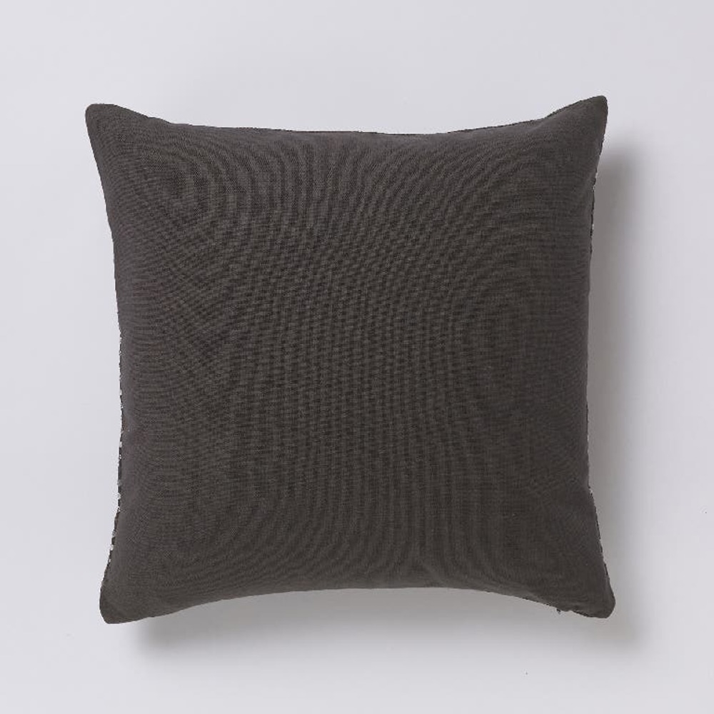 Perna decorativa Agra, 40 x 40 cm, gri-argintiu