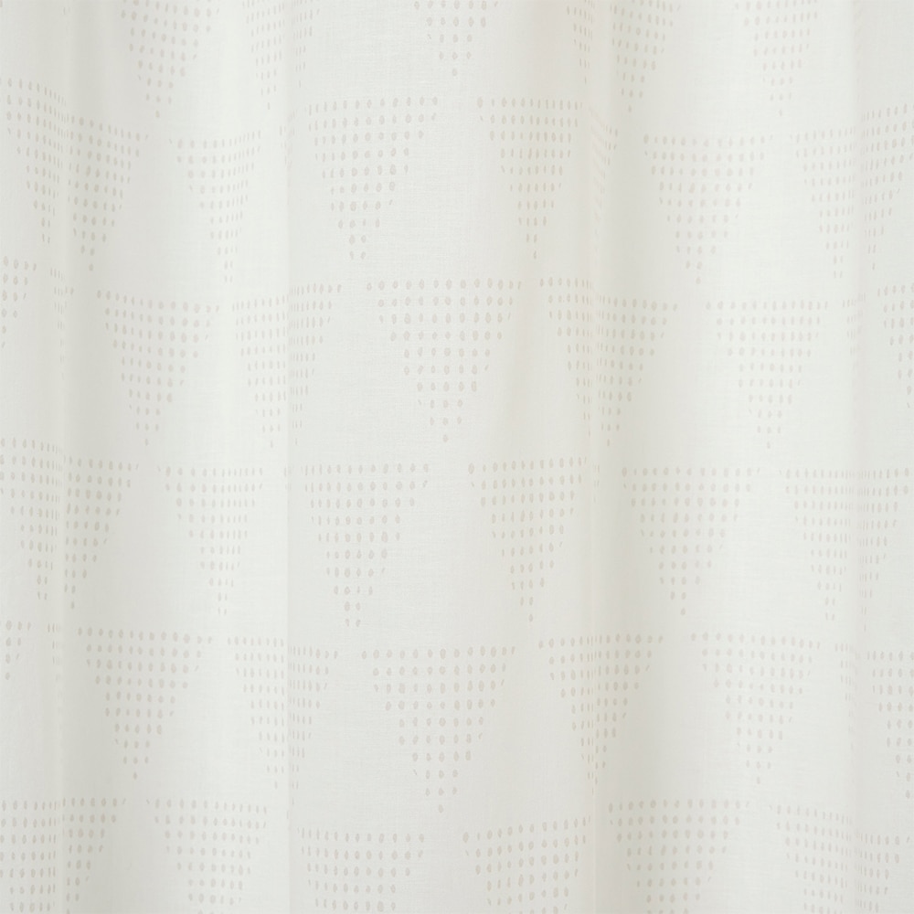 Perdea GOODHOME Bakau, bumbac, 140 x 260 cm, alb