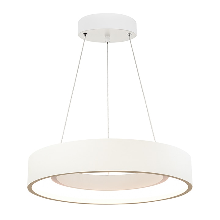 Lustra tip pendul, Alb, 20 W, 1 x • Polux Bodo