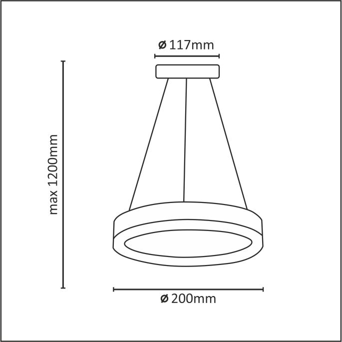 Lustra tip pendul, Alb, 9 W, 1 x  Sweden Fokko