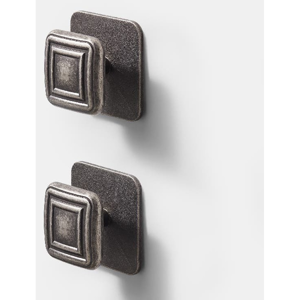 Maner GOODHOME Pindur, aliaj zinc, 4.5 cm, gri