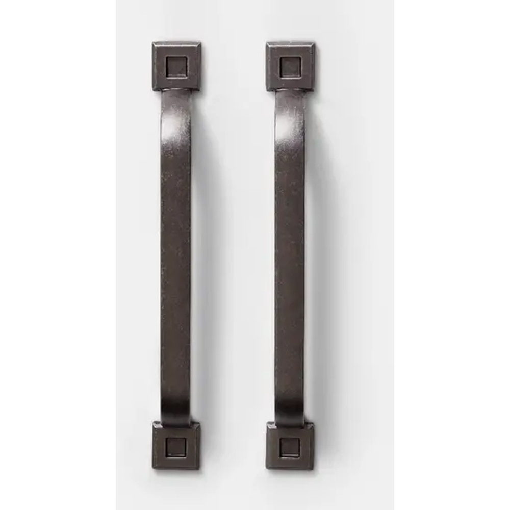 Maner mobila GOODHOME, 22 x 2.5 x 3.1cm, aluminiu, argintiu