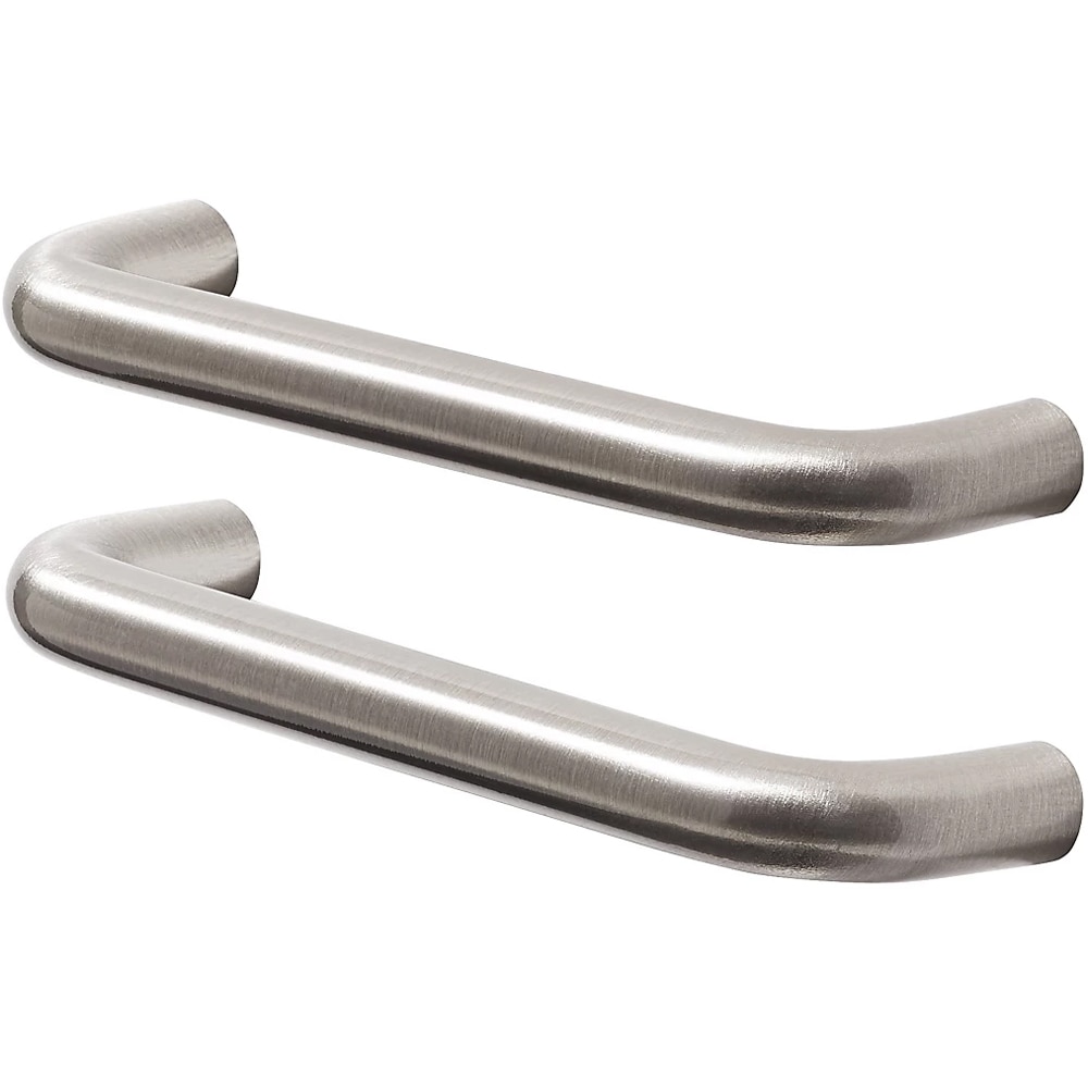 Set manere GOODHOME, 2 buc, otel, argintiu