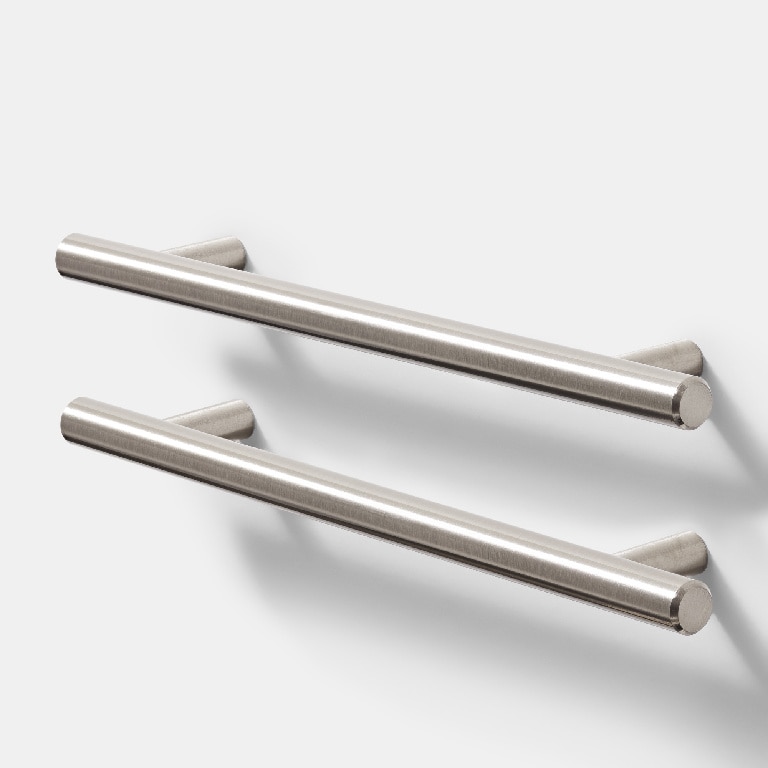 Maner mobila GOODHOME, 22 x 1.2 x 3.2cm, otel, nichel