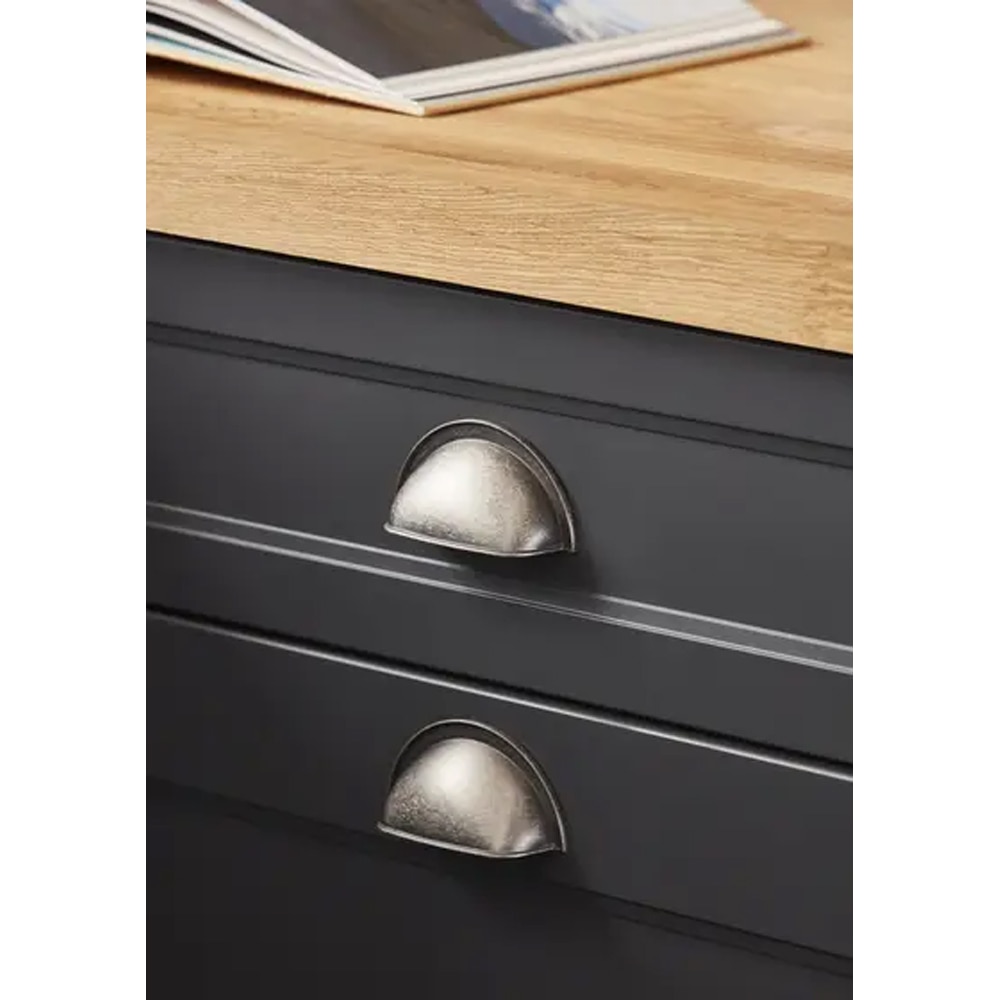 Maner mobila GOODHOME, 9.8 x 4.6cm, aluminiu, crom