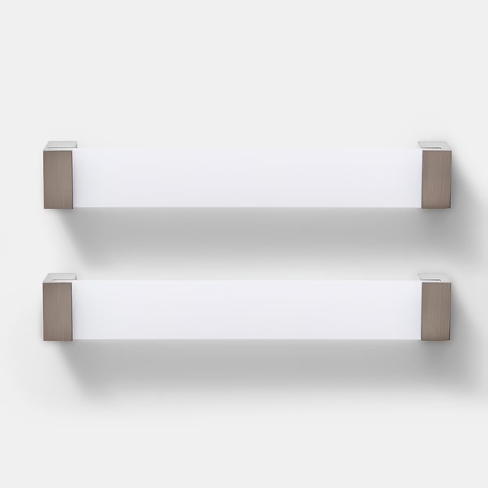 Set manere GOODHOME Mulco, 2 buc, aluminiu, alb