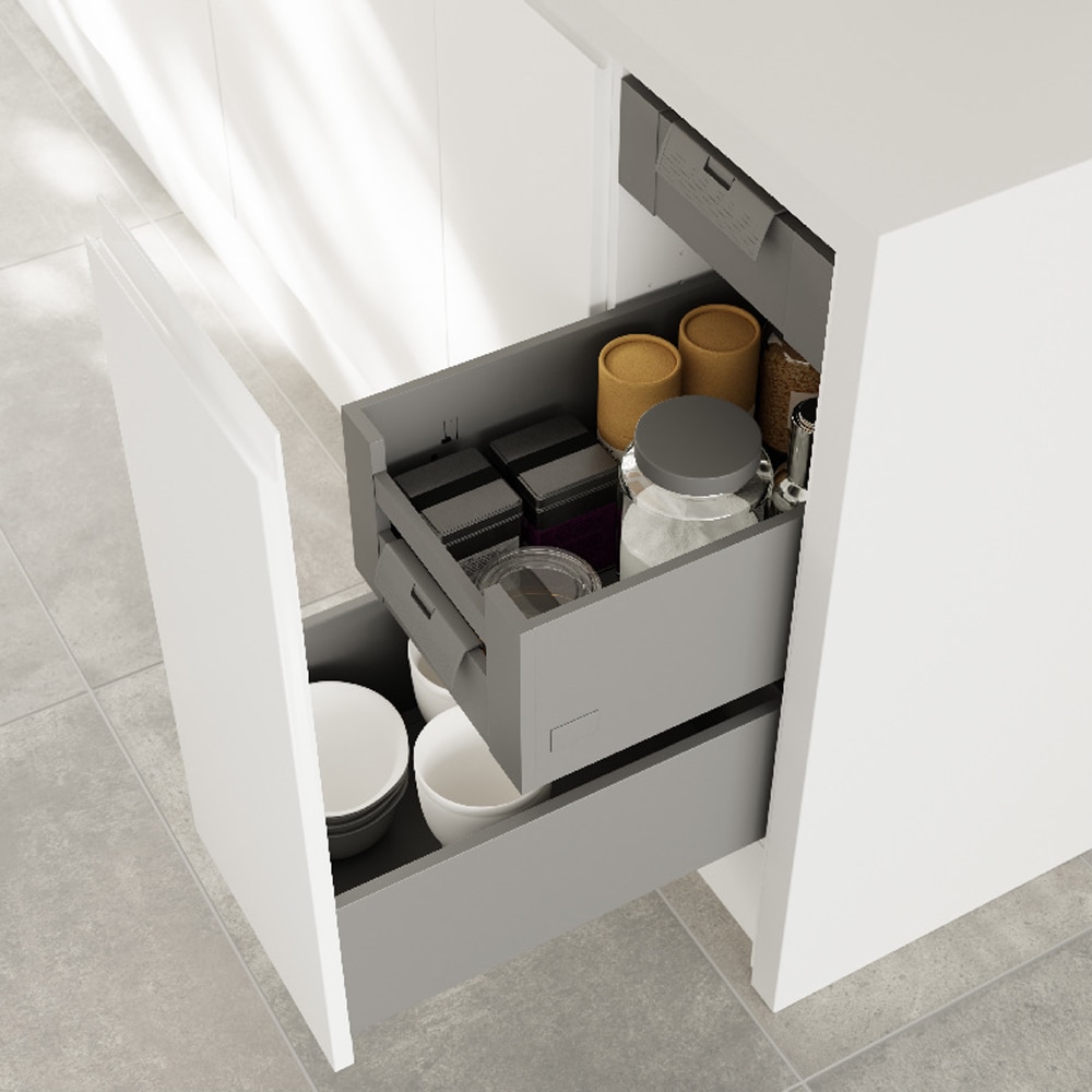 Fronturi usa 2 sertare GOODHOME Verbana, MDF, 49.7 x 35.6 x 2 cm, bej