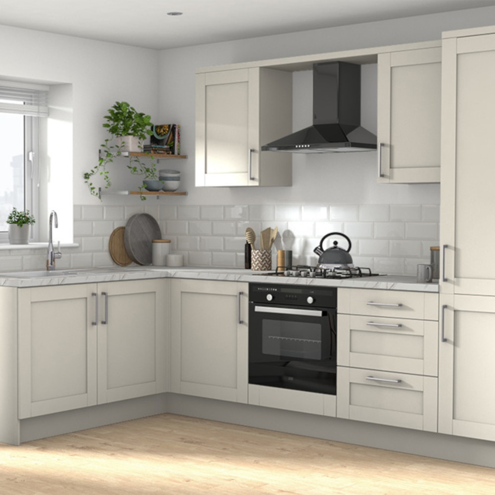 Fronturi usa 2 sertare GOODHOME Verbana, MDF, 49.7 x 35.6 x 2 cm, bej