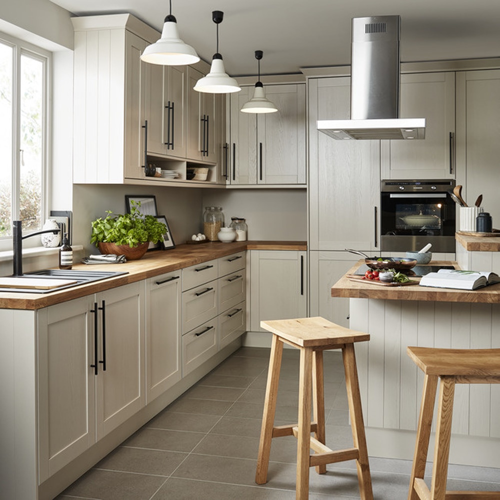 Fronturi usa 2 sertare GOODHOME Verbana, MDF, 49.7 x 35.6 x 2 cm, bej