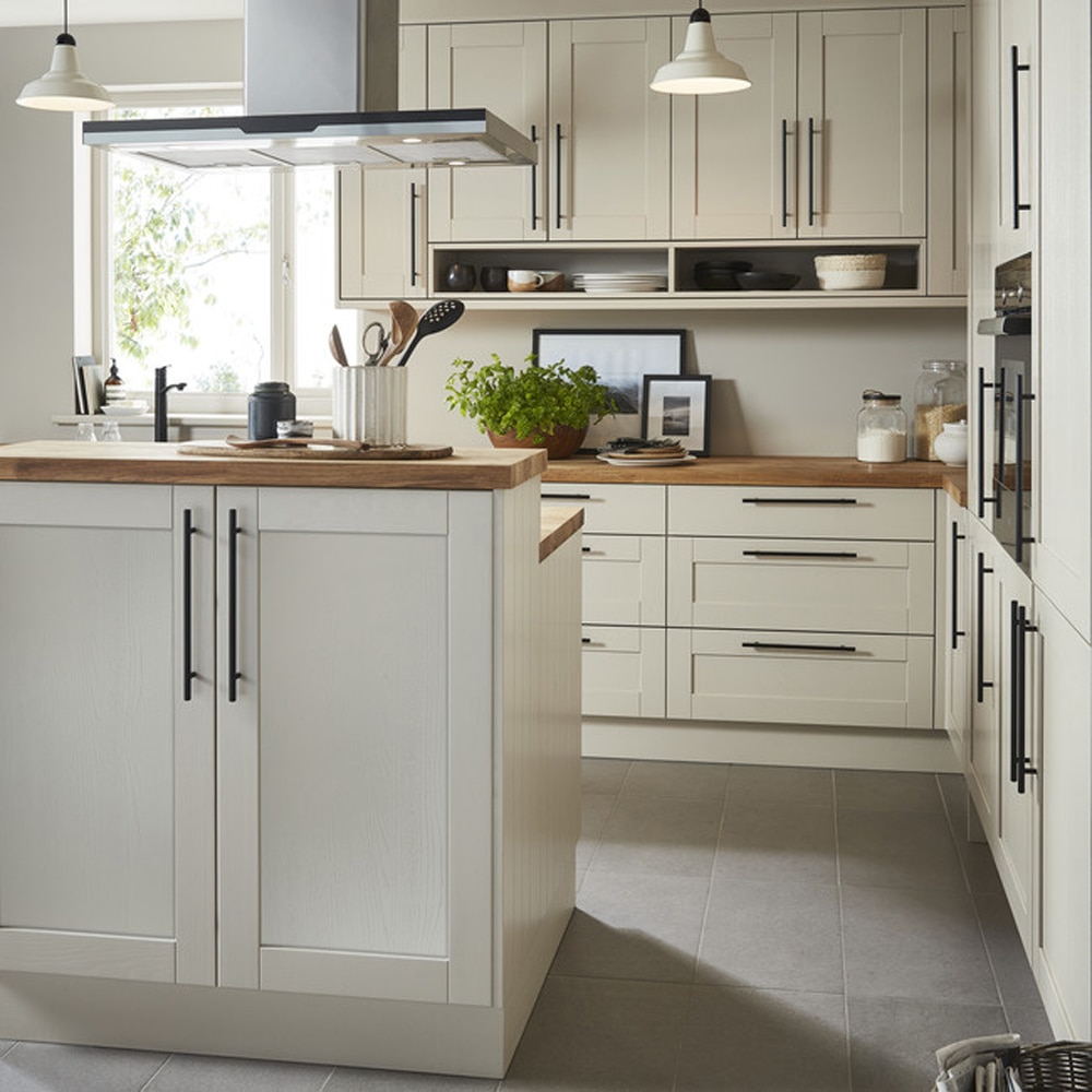Fronturi usa 2 sertare GOODHOME Verbana, MDF, 49.7 x 35.6 x 2 cm, bej
