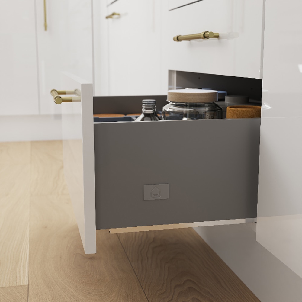 Fronturi usa 2 sertare GOODHOME Verbana, MDF, 49.7 x 35.6 x 2 cm, bej