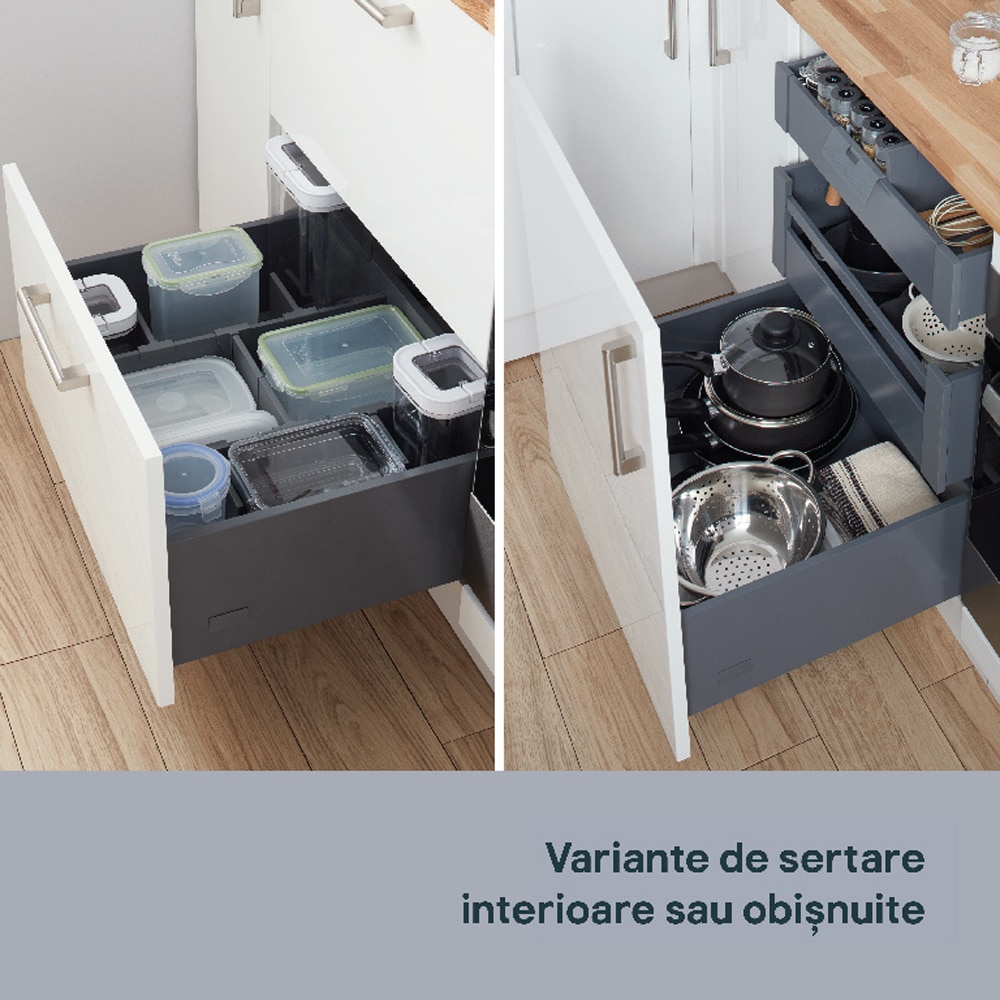 Fronturi usa 2 sertare GOODHOME Verbana, MDF, 49.7 x 35.6 x 2 cm, bej