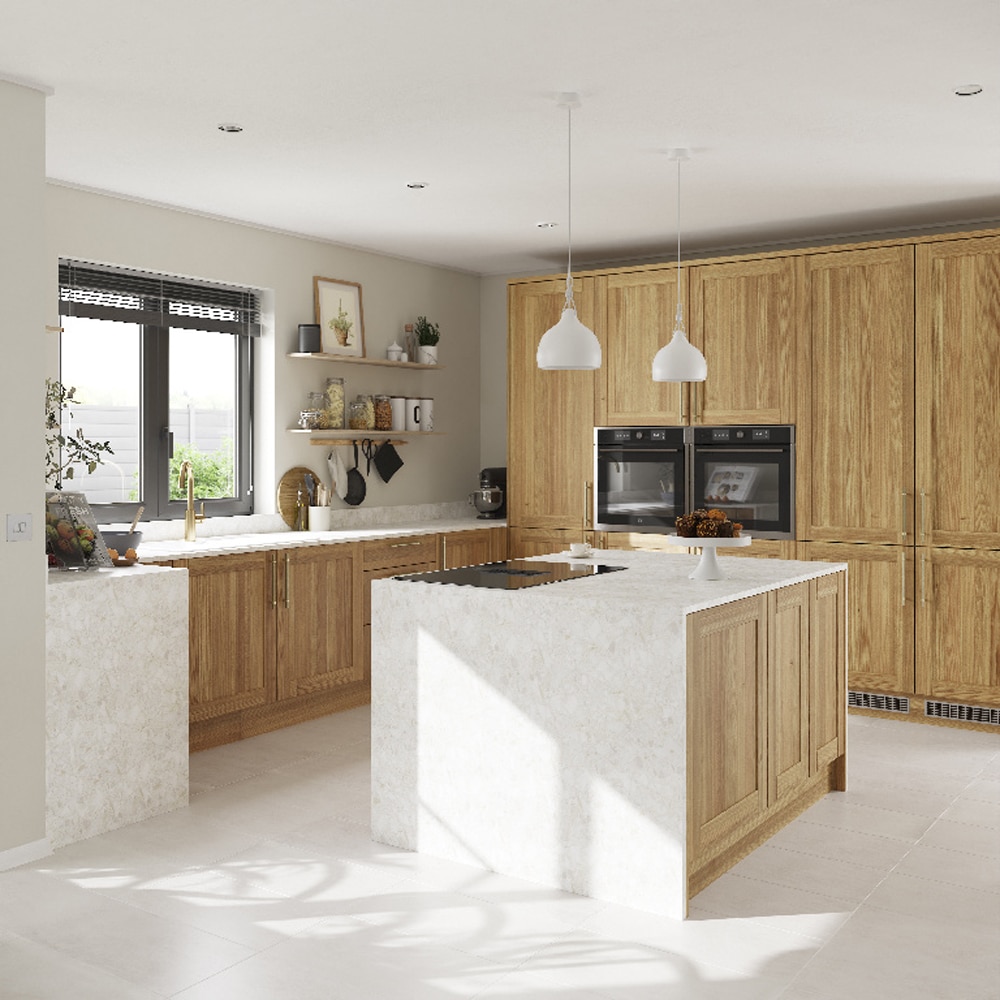 Fronturi usa punte si rabatabila GOODHOME Verbana, MDF, 60 cm, natur