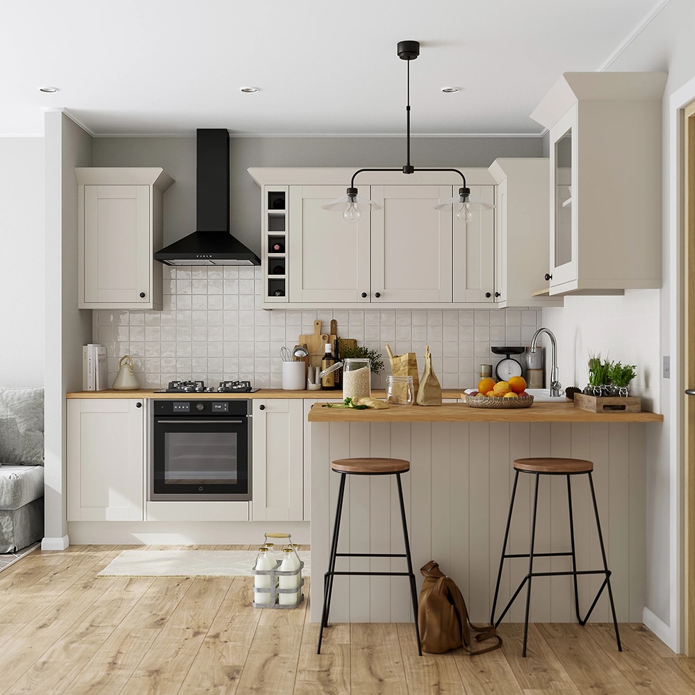 Front usa GOODHOME Verbena, 49.7 x 71.5 cm, bej mat