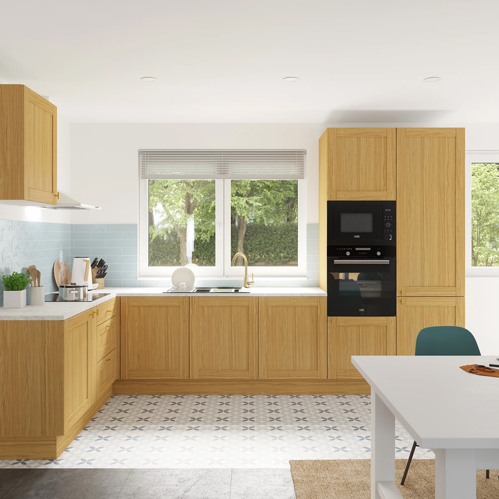 Front usa GOODHOME Verbena, MDF, 59.7 x 128.7 x 2 cm, natur