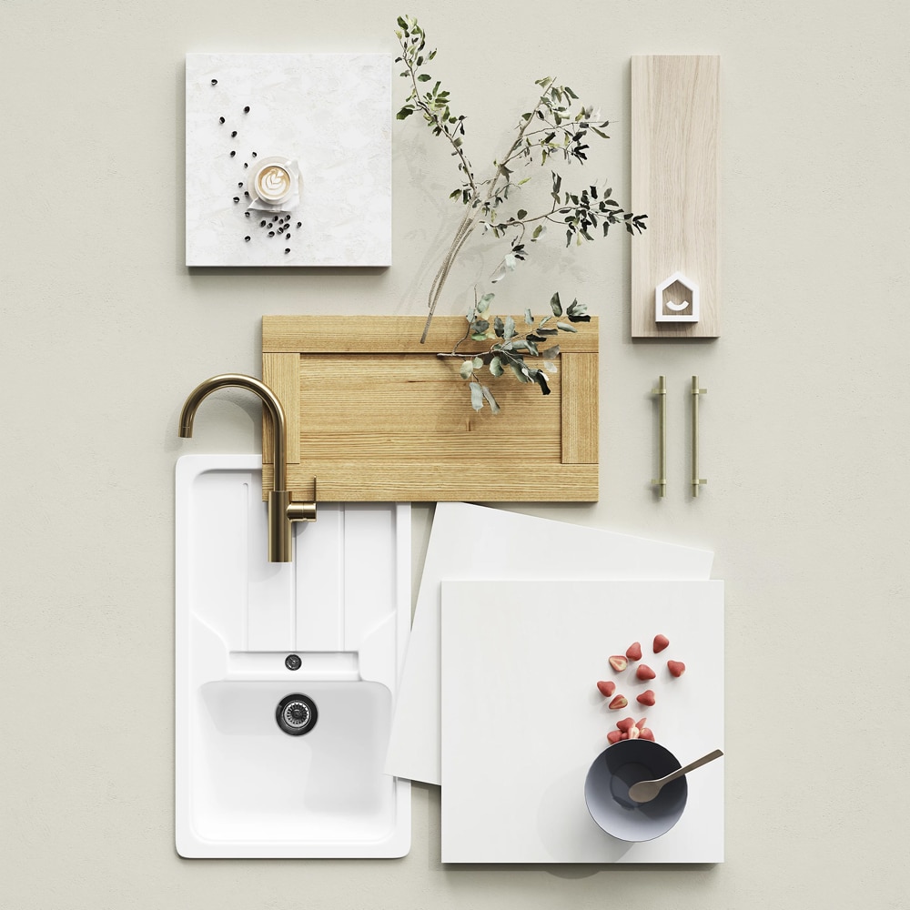 Front usa GOODHOME Verbena, MDF, 59.7 x 45.3 x 2 cm, natur