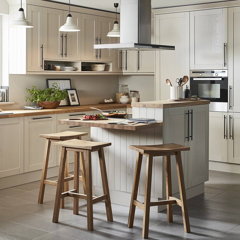 Front usa GOODHOME Verbena, 29.7 x 71.5 cm, bej mat