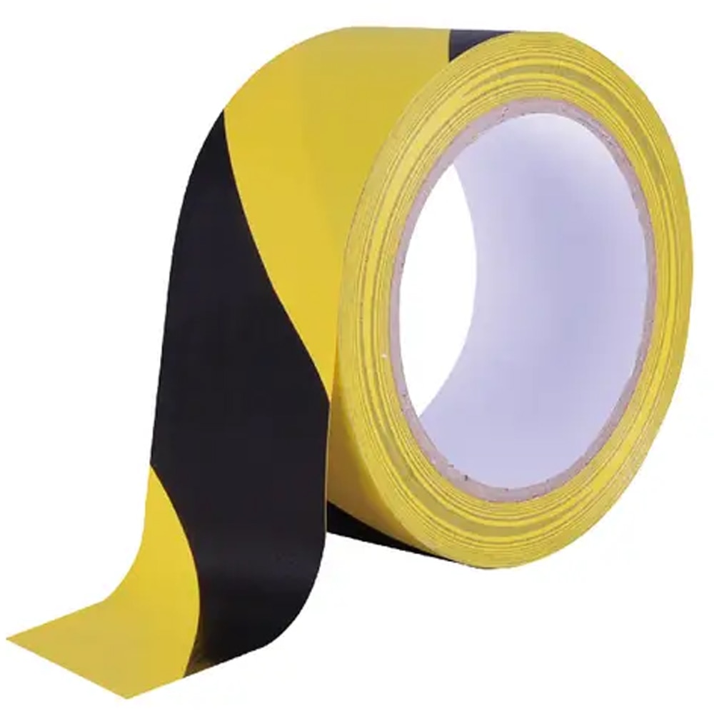 Banda marcare DIALL 100671372, 50 mm x 33 m, negru-galben