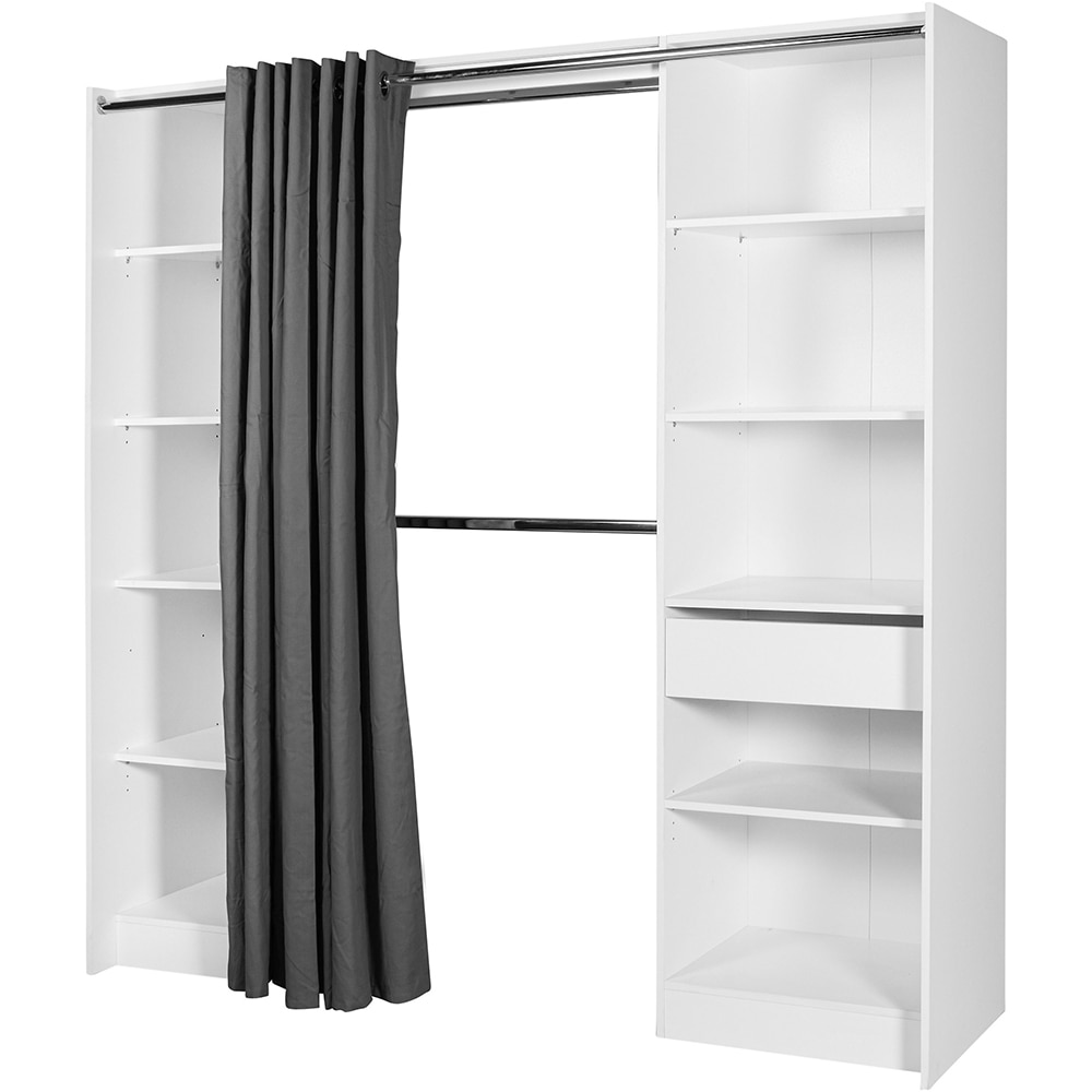 Dressing Eklips 2/2, PAL, 200 x 48 x 200 cm, alb