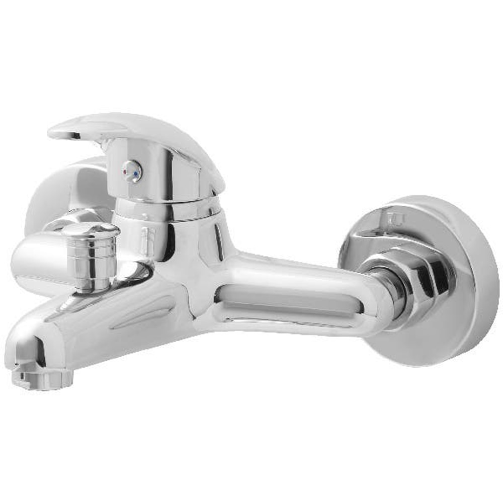 Baterie cada-dus COOKE & LEWIS Eidar, alama, argintiu