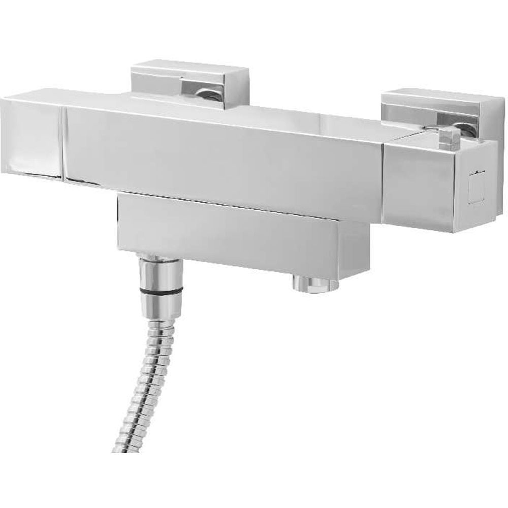 Baterie cada-dus GOODHOME Eforie, alama, argintiu