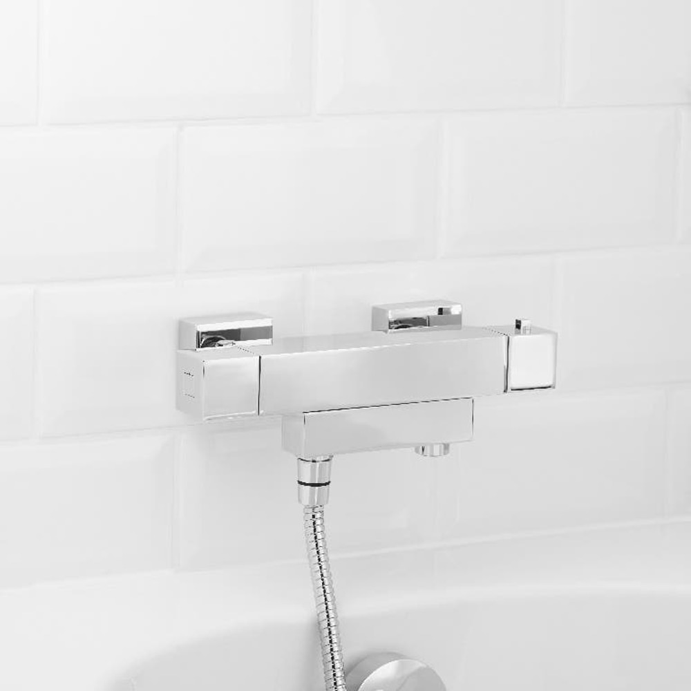 Baterie cada-dus GOODHOME Eforie, alama, argintiu