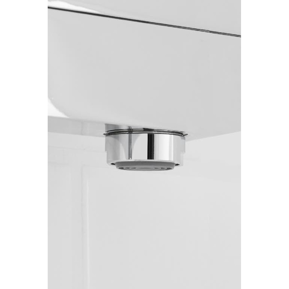 Baterie cada-dus GOODHOME Eforie, alama, argintiu