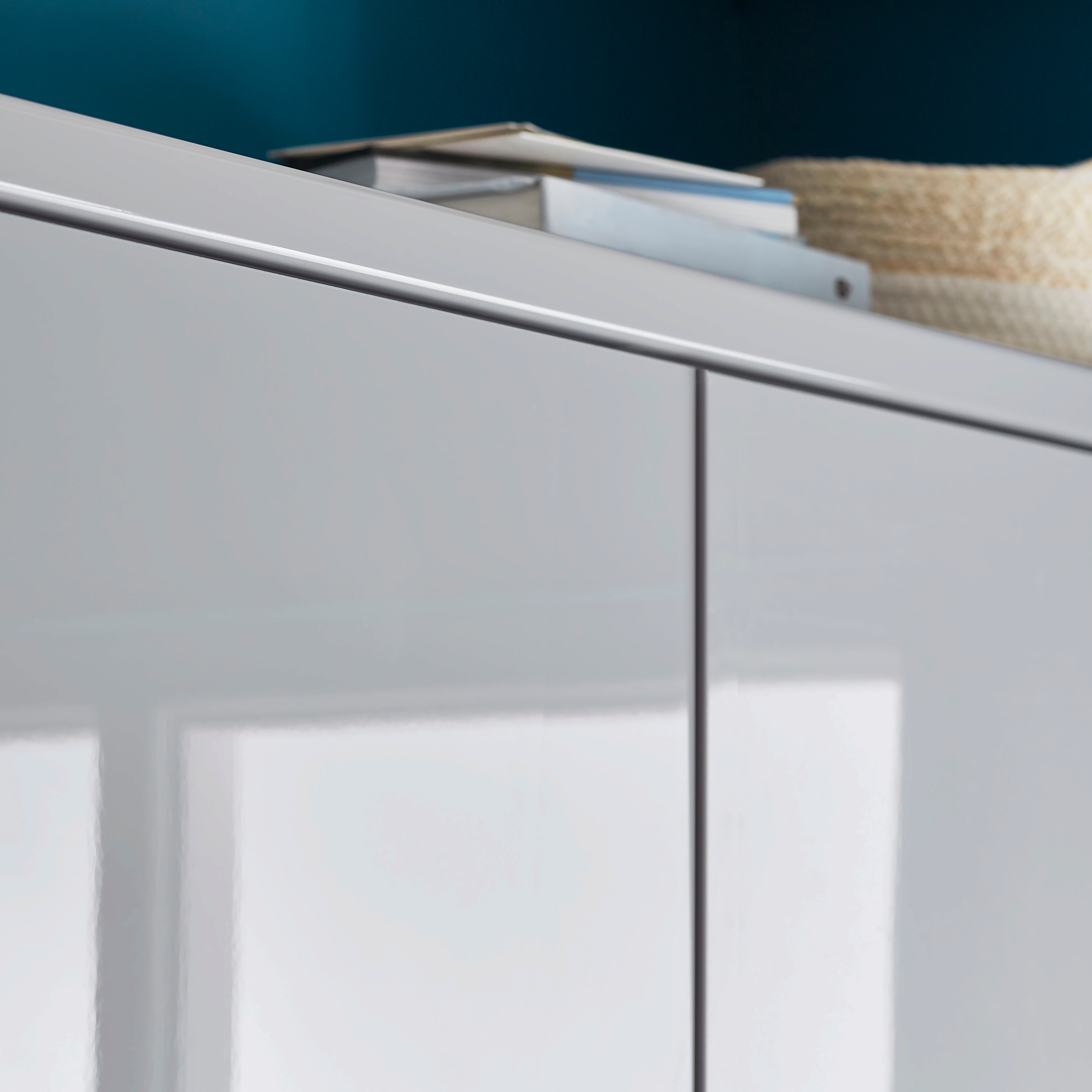 Cornisa GOODHOME Alisma, 244 x 6 x 4 cm, gri