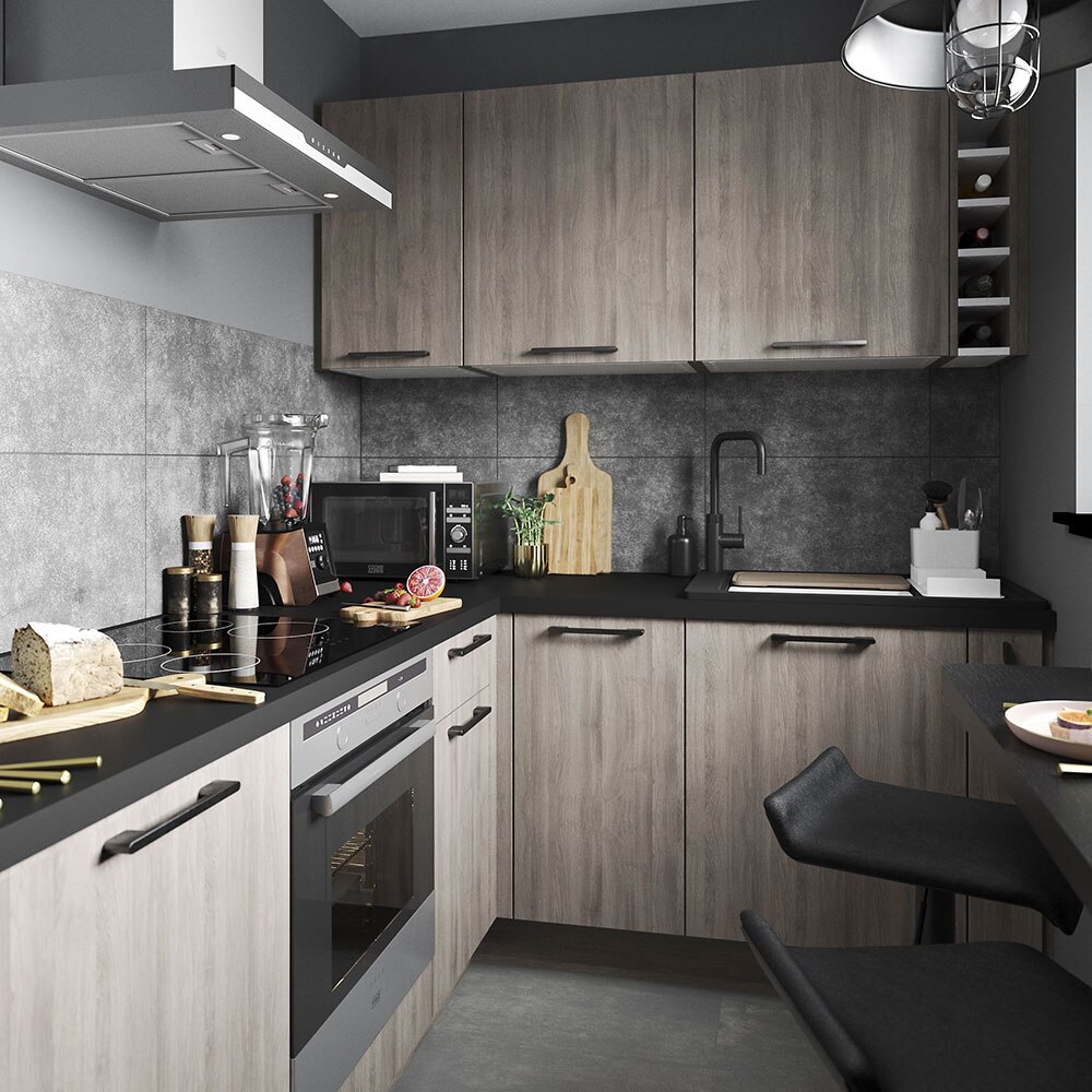 Panou lateral GOODHOME Chia, 59 x 87 x 1.8 cm, PAL, gri