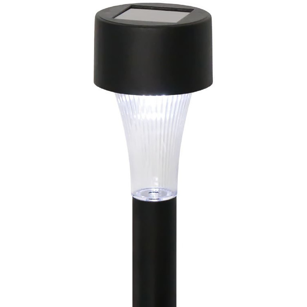 Lampa solara LED, 0.06 W, 29.5 cm, plastic, negru