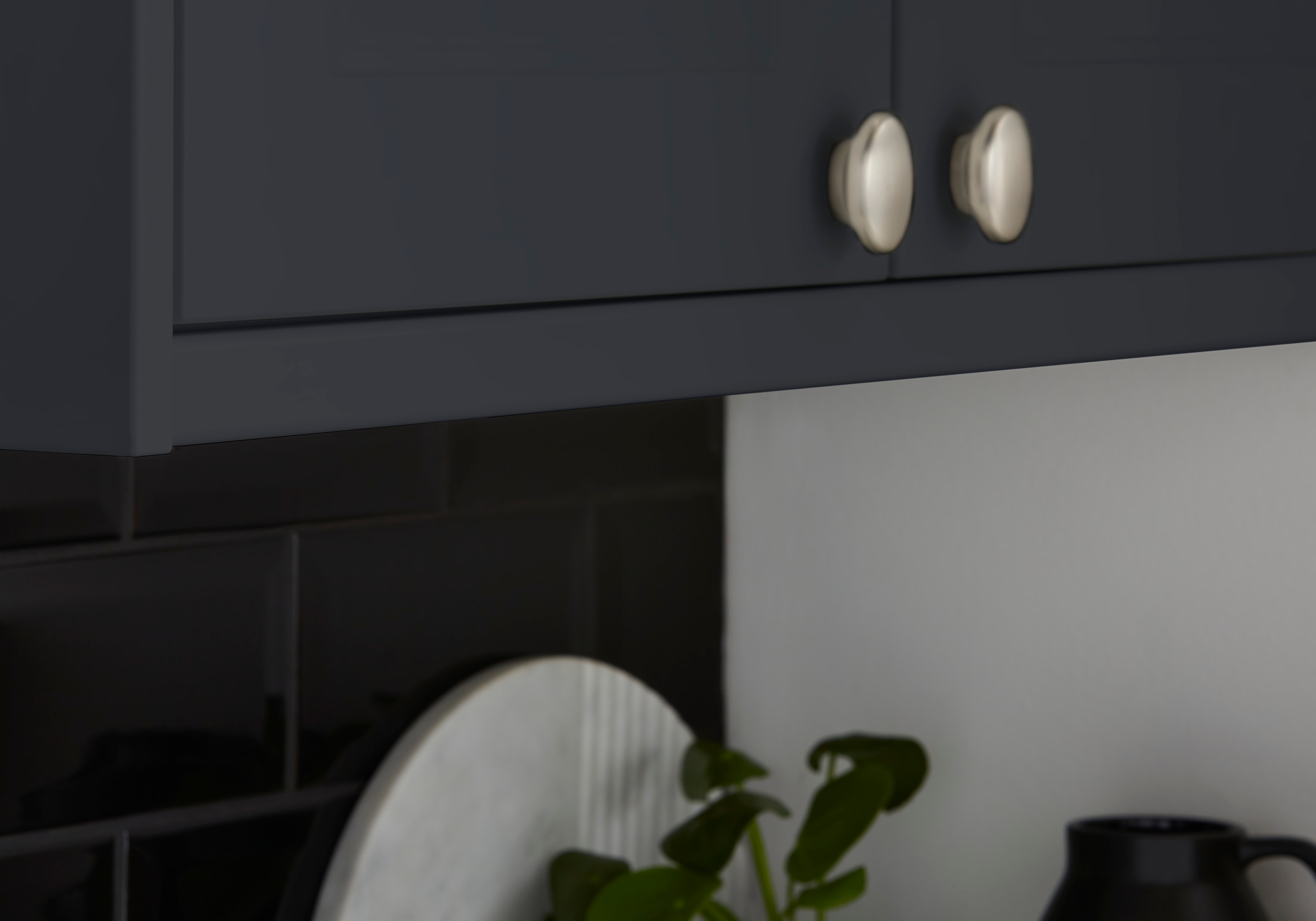 Cornisa GOODHOME Artemisia, 2400 x 306 x 75 mm, gri