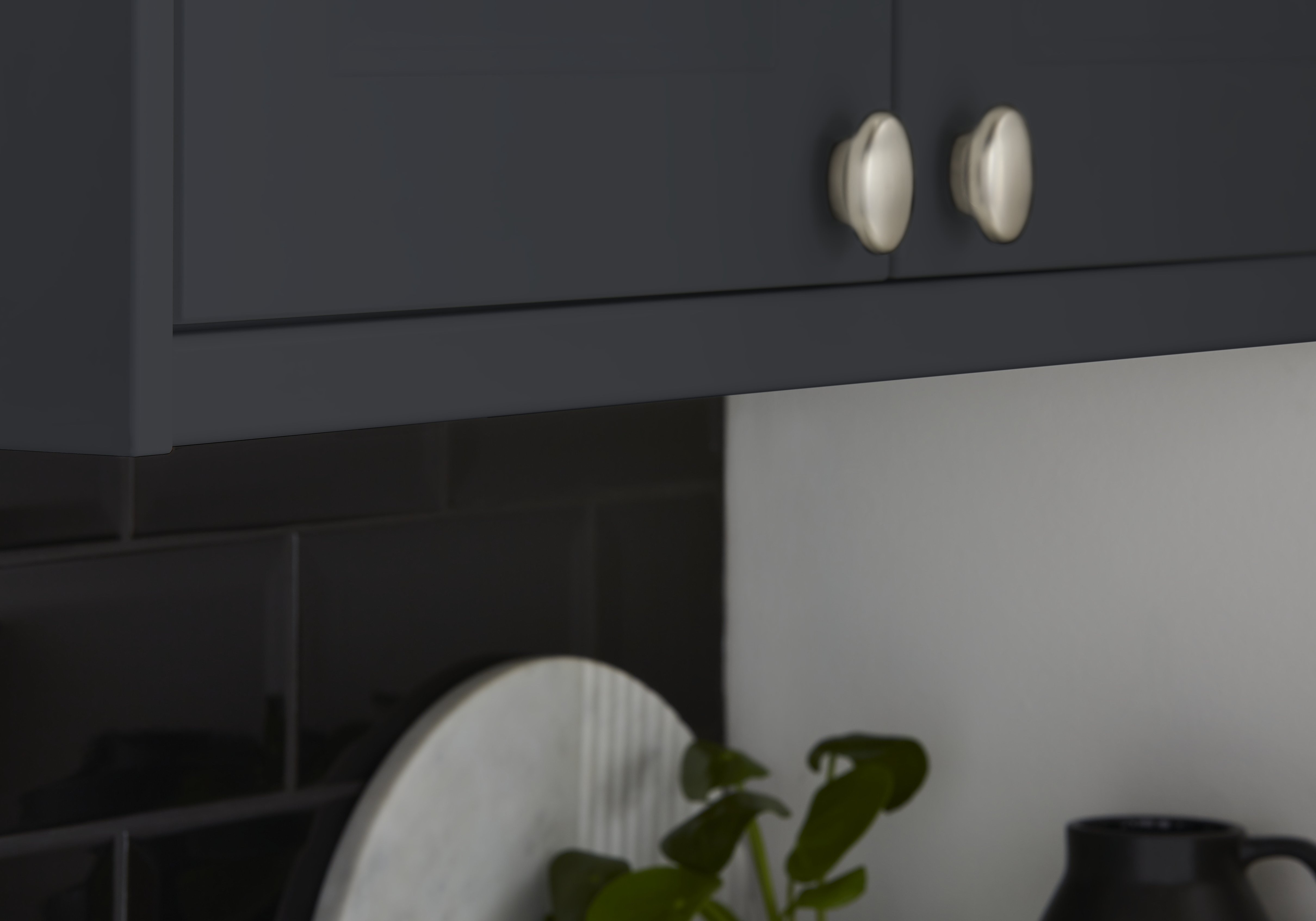 Cornisa GOODHOME Artemisia, 2400 x 306 x 75 mm, gri